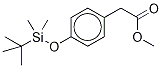 Methyl 2-(4-(tert-butyldimethylsilyloxy)phenyl)acetate Structure,105460-59-1Structure