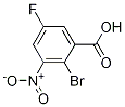 2-Bromo-5-fluoro-3-nitrobenzoic acid Structure,1055331-73-1Structure