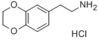 2-(2,3-二氢-1,4-苯并二噁英-6-基)乙胺盐酸盐结构式_10554-64-0结构式