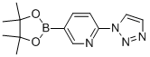 5-(4,4,5,5-Tetramethyl-1,3,2-dioxaborolan-2-yl)-2-(1h-1,2,3-triazol-1-yl)-pyridine Structure,1056040-59-5Structure