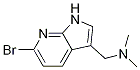 1H-pyrrolo[2,3-b]pyridine-3-methanamine, 6-bromo-n,n-dimethyl- Structure,1056135-40-0Structure