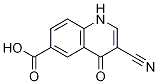 3-Cyano-1,4-dihydro-4-oxo-6-quinolinecarboxylic acid Structure,1056941-85-5Structure