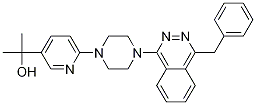 2-(6-(4-(4-Benzylphthalazin-1-yl)piperazin-1-yl)pyridin-3-yl)propan-2-ol Structure,1057677-92-5Structure