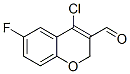 4-Chloro-6-fluoro-2H-benzopyran-3-carboxaldehyde Structure,105799-69-7Structure