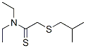 Ethanethioamide, n,n-diethyl-2-[(2-methylpropyl)thio]- Structure,105877-80-3Structure