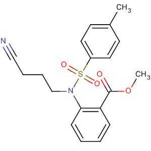 Methyl 2-(n-(3-cyanopropyl)-4-methylphenylsulfonamido)benzoate Structure,105895-93-0Structure