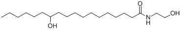 Octadecanamide, 12-hydroxy-n-(2-hydroxyethyl)- Structure,106-15-0Structure