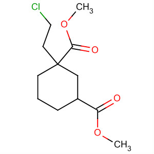 Dimethyl 1-(2-chloroethyl)cyclohexane-1,3-dicarboxylate Structure,106004-10-8Structure