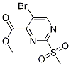 Methyl 5-bromo-2-(methylsulfonyl)pyrimidine-4-carboxylate Structure,1060795-14-3Structure