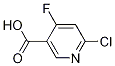 6-Chloro-4-fluoronicotinic acid Structure,1060809-30-4Structure