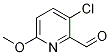 3-Chloro-6-methoxypicolinaldehyde Structure,1060810-35-6Structure