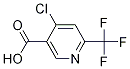 4-Chloro-6-(trifluoromethyl)nicotinic acid Structure,1060810-66-3Structure