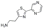 2-(2-Pyrazin-2-yl-1,3-thiazol-4-yl)ethanamine Structure,1060817-06-2Structure