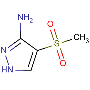 4-(Methylsulfonyl)-1h-pyrazol-3-amine Structure,106232-38-6Structure