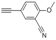 5-Ethynyl-2-methoxybenzonitrile Structure,1062617-60-0Structure