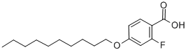 4-N-decyloxy-2-fluorobenzoic acid Structure,106316-02-3Structure