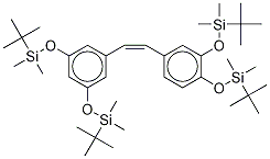 Tetra-o-(tert-butyldimethyl)silyl cis-piceatannol Structure,106325-84-2Structure