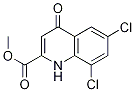 Methyl 6,8-dichloro-4-oxo-1,4-dihydroquinoline-2-carboxylate Structure,1065074-55-6Structure