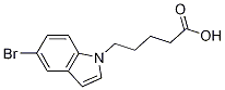 5-(5-Bromo-1H-indol-1-yl)pentanoic acid Structure,1065074-70-5Structure