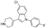 5-氯-1-(4-氟苯基)-3-(1,2,3,6-四氢吡啶-4-基)-1H-吲哚结构式_106516-07-8结构式