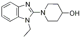 1-(1-Ethyl-1h-benzoimidazol-2-yl)-piperidin-4-ol Structure,1065483-90-0Structure