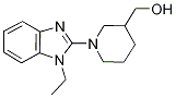 [1-(1-Ethyl-1h-benzoimidazol-2-yl)-piperidin-3-yl]-methanol Structure,1065483-94-4Structure