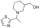 [1-(1-Thiazol-2-yl-ethyl)-piperidin-3-yl]-methanol Structure,1065484-60-7Structure