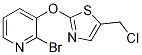 2-Bromo-3-(5-chloromethyl-thiazol-2-yloxy)-pyridine Structure,1065484-69-6Structure