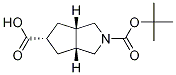 (3Ar,5r,6as)-2-(tert-butoxycarbonyl)octahydrocyclopentacpyrrole-5-carboxylic acid Structure,1069113-47-8Structure