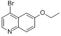 4-Bromo-6-ethoxyquinoline Structure,1070879-28-5Structure