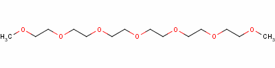 1-[2-(2-甲氧基乙氧基)乙氧基]-2-[2-[2-(2-甲氧基乙氧基)乙氧基]乙氧基]乙烷结构式_1072-40-8结构式