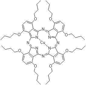 Copper(ii) 1,4,8,11,15,18,22,25-octa-butoxyphthalocyanine Structure,107227-88-3Structure