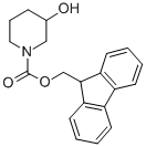 3-Hydroxy-1-Piperidinecarboxylic acid 9H-fluoren-9-ylmethyl ester Structure,1072502-05-6Structure