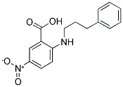 5-Nitro-2-(3-phenylpropylamino)benzoic acid Structure,107254-86-4Structure