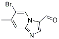 6-Bromo-7-methylimidazo[1,2-a]pyridine-3-carbaldehyde Structure,1072944-75-2Structure