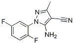 5-氨基-4-氰基-1-(2,5-二氟苯基)-3-甲基吡唑结构式_1072944-86-5结构式