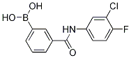 N-(3-chloro-4-fluorophenyl) 3-boronobenzamide Structure,1072946-04-3Structure