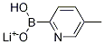 5-Methylpyridine-2-boronic acid, mono-lithium salt Structure,1072946-48-5Structure