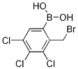 2-(Bromomethyl)-3,4,5-trichlorophenylboronic acid Structure,1072946-53-2Structure