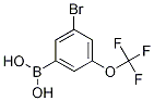 3-Bromo-5-(trifluoromethoxy)phenylboronic acid Structure,1072951-48-4Structure