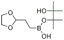 2-(1,3-Dioxolan-2-yl)-1-ethylboronic acid pinacol ester Structure,1073354-07-0Structure