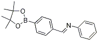 4-((Phenylimino)methyl)phenylboronic acid pinacol ester Structure,1073372-06-1Structure