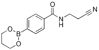 N-(2-氰基乙基)-4-(1,3,2-二氧硼杂环己烷-2-基)苯甲酰胺结构式_1073372-08-3结构式