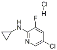 5-Chloro-2-cyclopropylamino-3-fluoropyridine, HCl Structure,1073372-09-4Structure