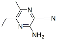 Pyrazinecarbonitrile, 3-amino-5-ethyl-6-methyl-(9ci) Structure,107343-75-9Structure