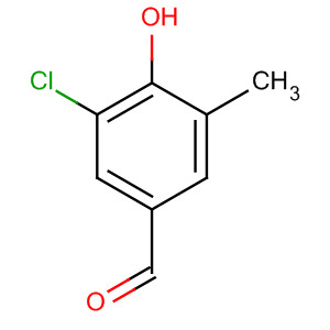 3-Chloro-4-hydroxy-5-methylbenzaldehyde Structure,107356-10-5Structure