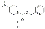 4-Methylamino-piperidine-1-carboxylic acid benzyl ester-hcl Structure,1073635-69-4Structure