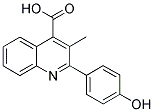 2-(4-Hydroxyphenyl)-3-methyl-4-quinolinecarboxylic acid Structure,107419-49-8Structure