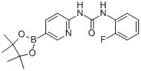 1-(2-Fluorophenyl)-3-[5-(4,4,5,5-tetramethyl-1,3,2-dioxaborolan-2-yl)pyridin-2-yl]urea Structure,1075190-01-0Structure