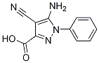 1H-Pyrazole-3-carboxylic acid, 5-amino-4-cyano-1-phenyl- Structure,1076197-28-8Structure